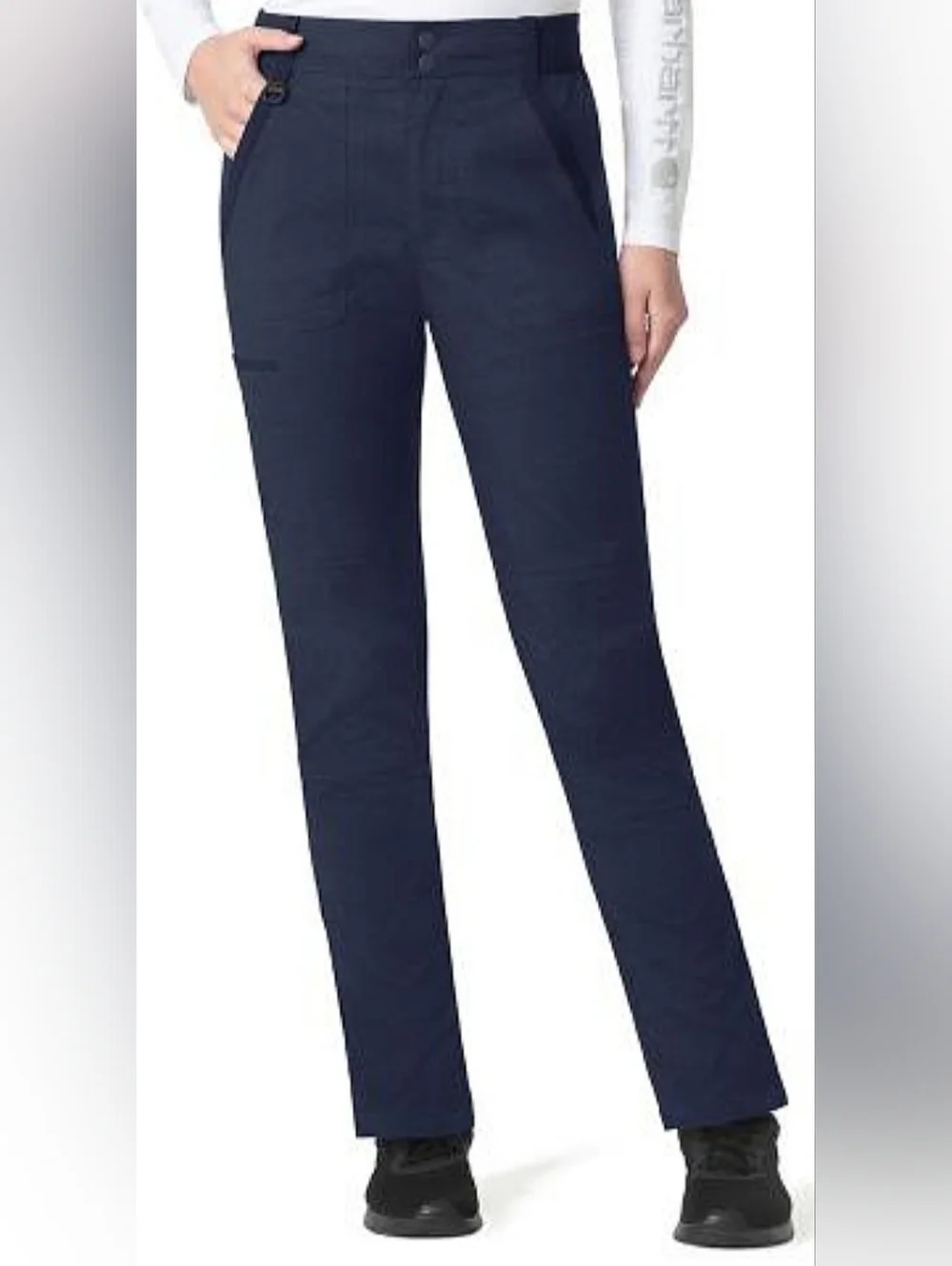 Womens Carhartt Navy Casual Utility Pants